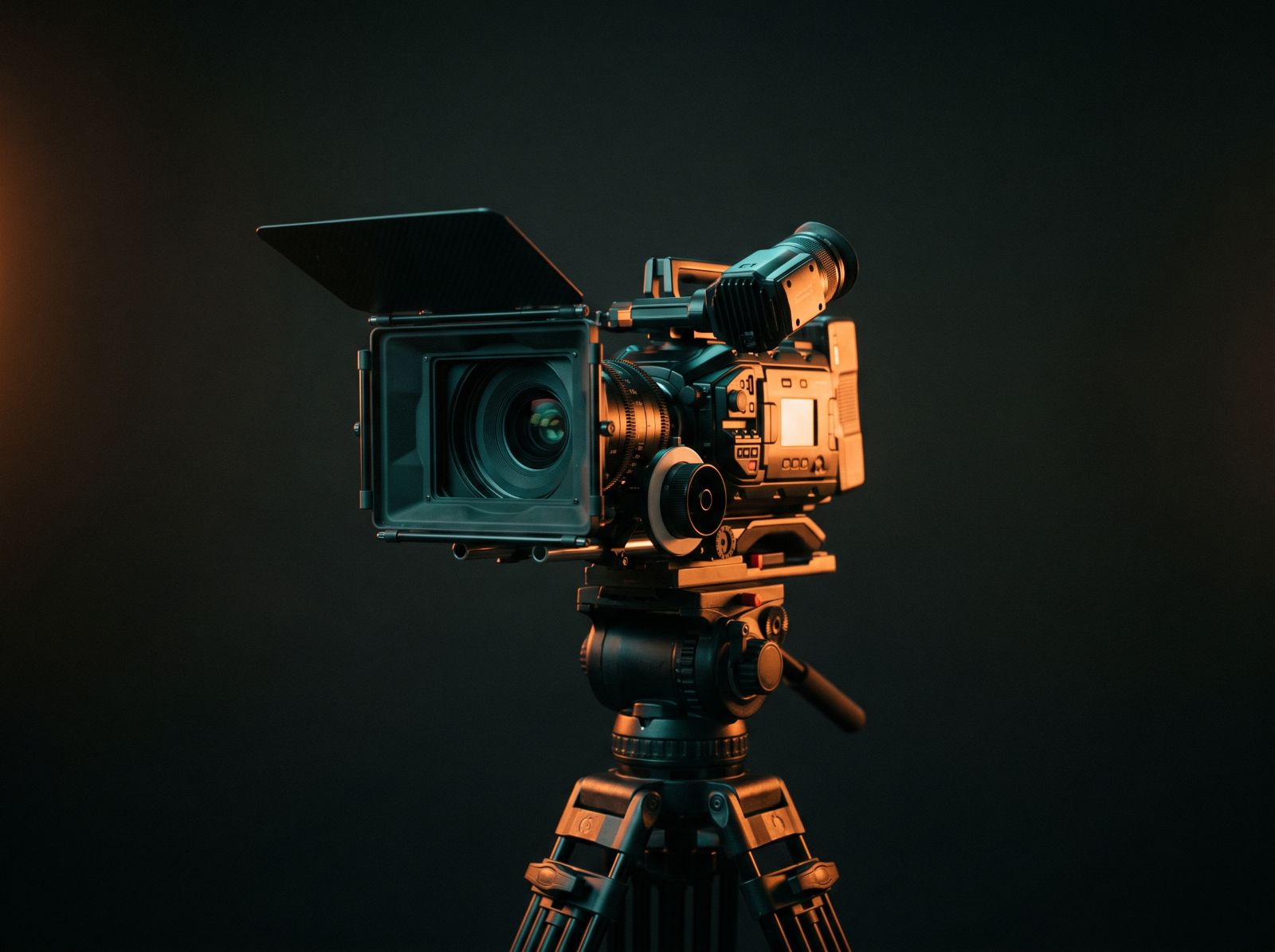 Camera crew filming a brand production on location